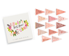 Little Artist Memory Baby Book and Blushing Meadow Petit Milestone Pennant Set