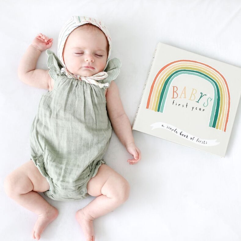 Little Rainbow Memory Baby Book Boy Lifestyle